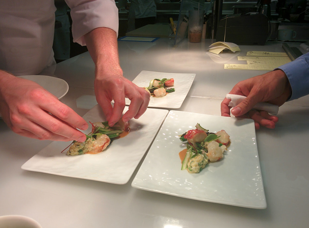 Gramercy Tavern plating