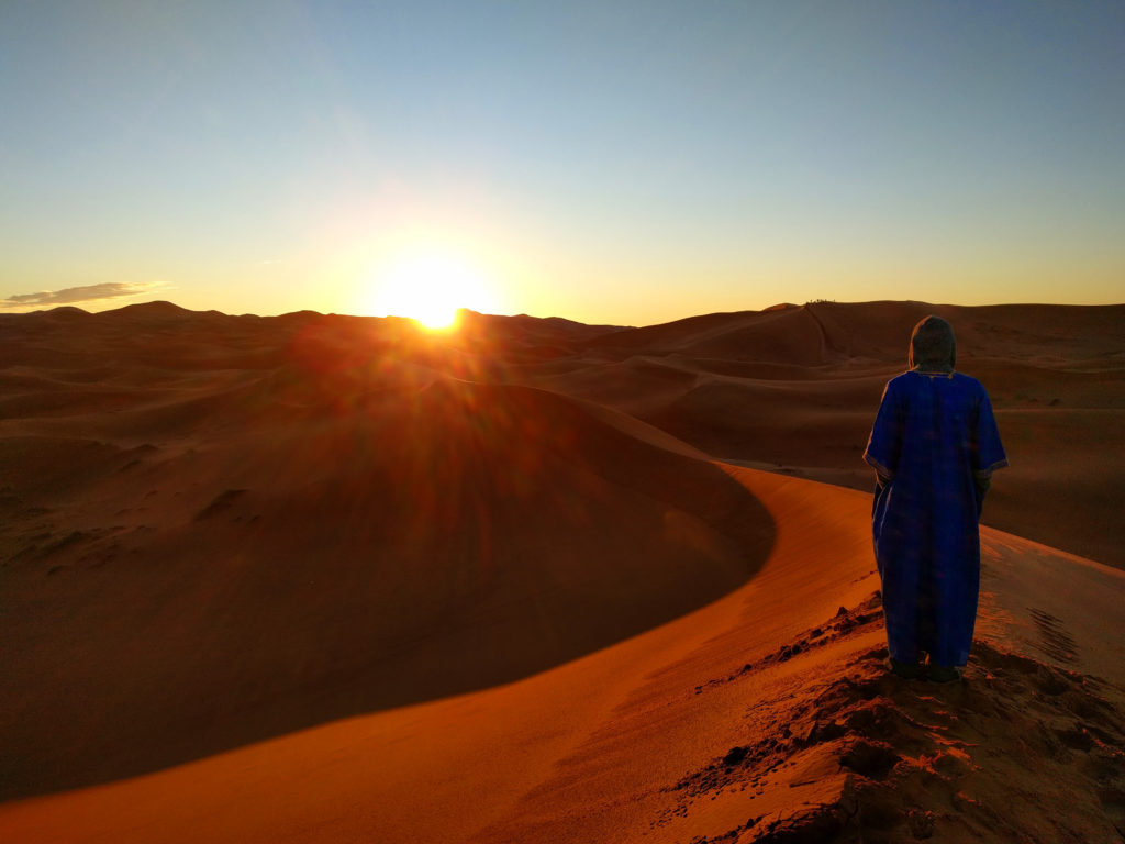 Sunrise in the Sahara